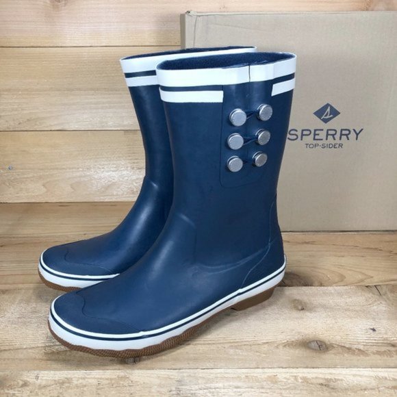 Sperry Women's Saltwater Tall Rain Boots - Picture 3 of 8